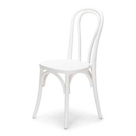 ATLAS COMMERCIAL PRODUCTS Madison Bentwood Chair, White BWC45WH